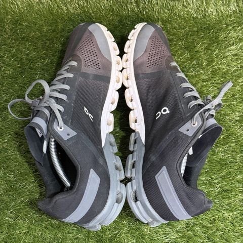On Cloudflow Mens Size 13 Black Asphalt Running Shoes Sneakers 35.99238 photo 5