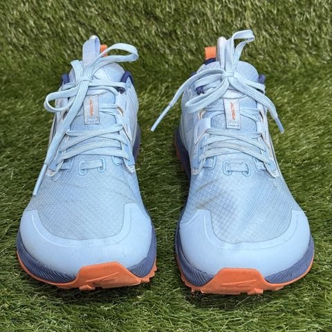 Altra Lone Peak 7 Womens Size 8.5 Light Blue Orange Trail Running Shoes AL0A7R7G photo 2