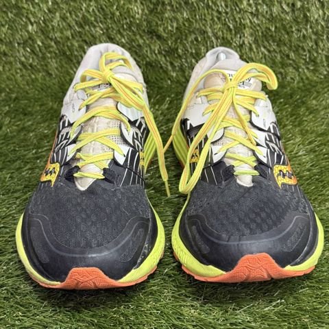 Saucony Triumph ISO 2 Mens Size 12 Black Gray Citron Running Shoes S20290-3 photo 2