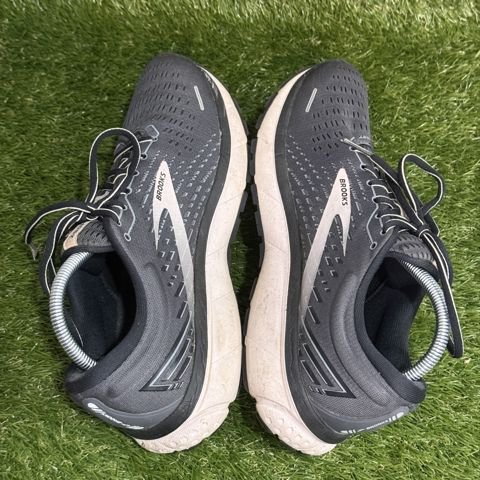 Brooks Ghost 13 Womens Size 11 B Gray Black Blush Running Shoes 1203381B062 photo 5