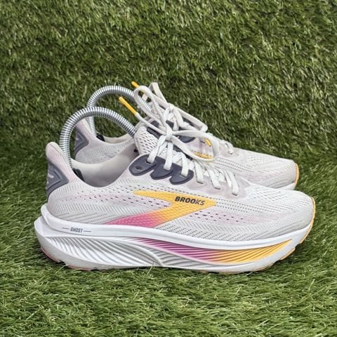 Brooks Ghost 17 Wide Womens Size 6.5 D Oyster Apricot Pink Running Shoe 1204311D photo 1
