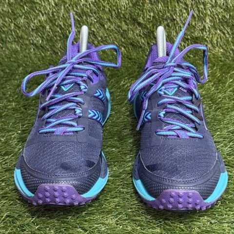 Brooks Cascadia 12 Womens Size 8 B Navy Teal Purple Trail Running Shoes 1202331B photo 2