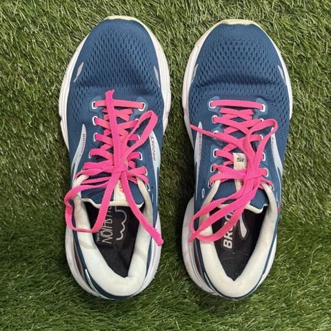 Brooks Ghost 15 Womens Size 8 B Blue Pink Running Shoes Sneakers 1203801B497 photo 6