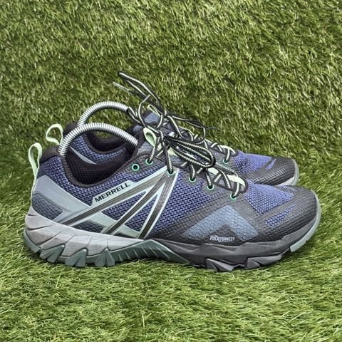 Merrell Womens Size 11 Navy Mint Trail Hiking Shoes FlexConnect J12338