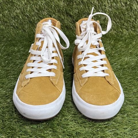 Vans Skate Mid Mens 7 Womens 8.5 Golden Brown Suede Skateboarding Shoes photo 2