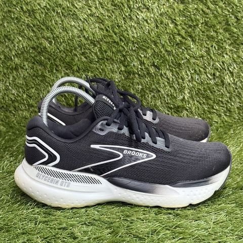 Brooks Glycerin GTS 21 Womens Size 8.5 D Wide Black White Running Shoes photo 1