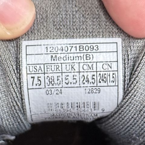 Brooks Ghost 16 Womens Size 7.5 B Gray Lavender Running Shoes 1204071B093 photo 8
