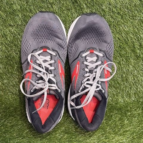 Brooks Beast 20 Mens Size 13 4E Extra Wide Gray Red Running Shoes 1103274E019 photo 6