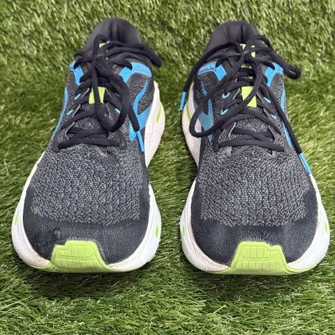 Brooks Ghost Max Mens Size 13 D Black Blue Lime Running Shoes 1104061D060 photo 2