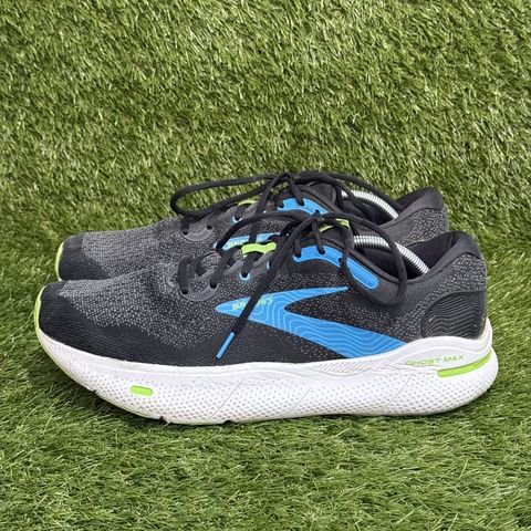Brooks Ghost Max Mens Size 13 D Black Blue Lime Running Shoes 1104061D060 photo 4