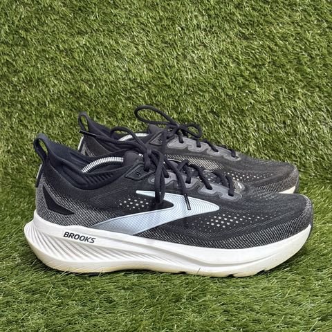 Brooks Glycerin 23 Mens Size 12.5 2E Wide Black White Running Shoes 1104762E090