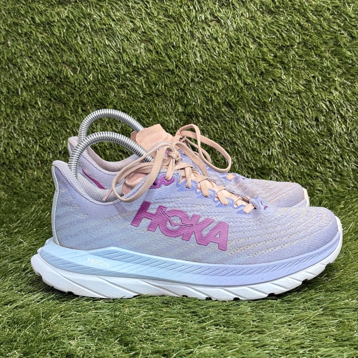 Hoka Mach 5 Womens Size 7 B Lilac Peach Lightweight Running Shoes 1127894