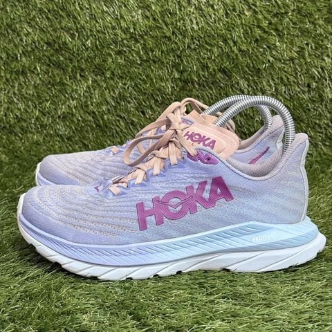 Hoka Mach 5 Womens Size 7 B Lilac Peach Lightweight Running Shoes 1127894 photo 3